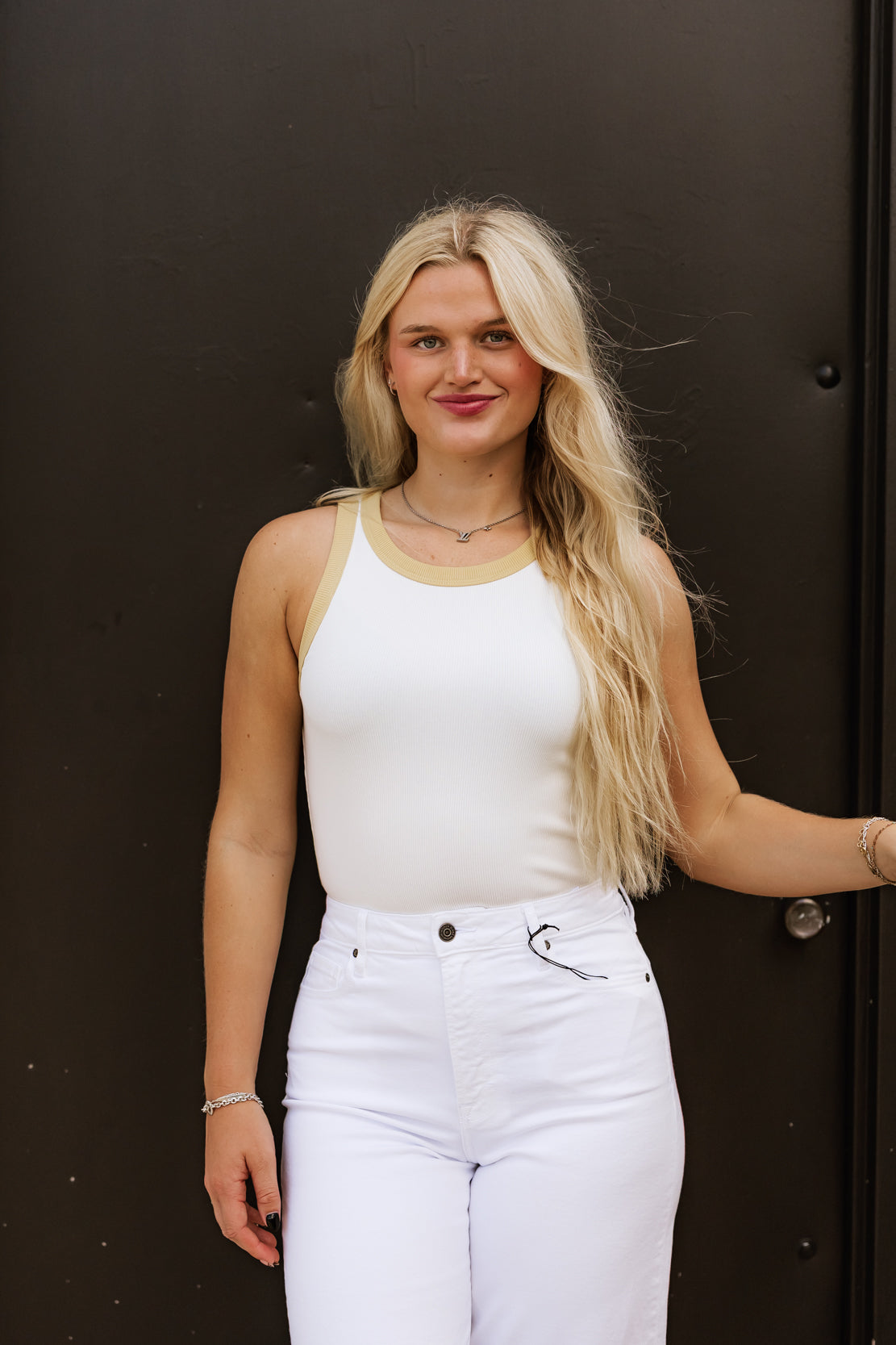 Lux Contrast Tank | Butter