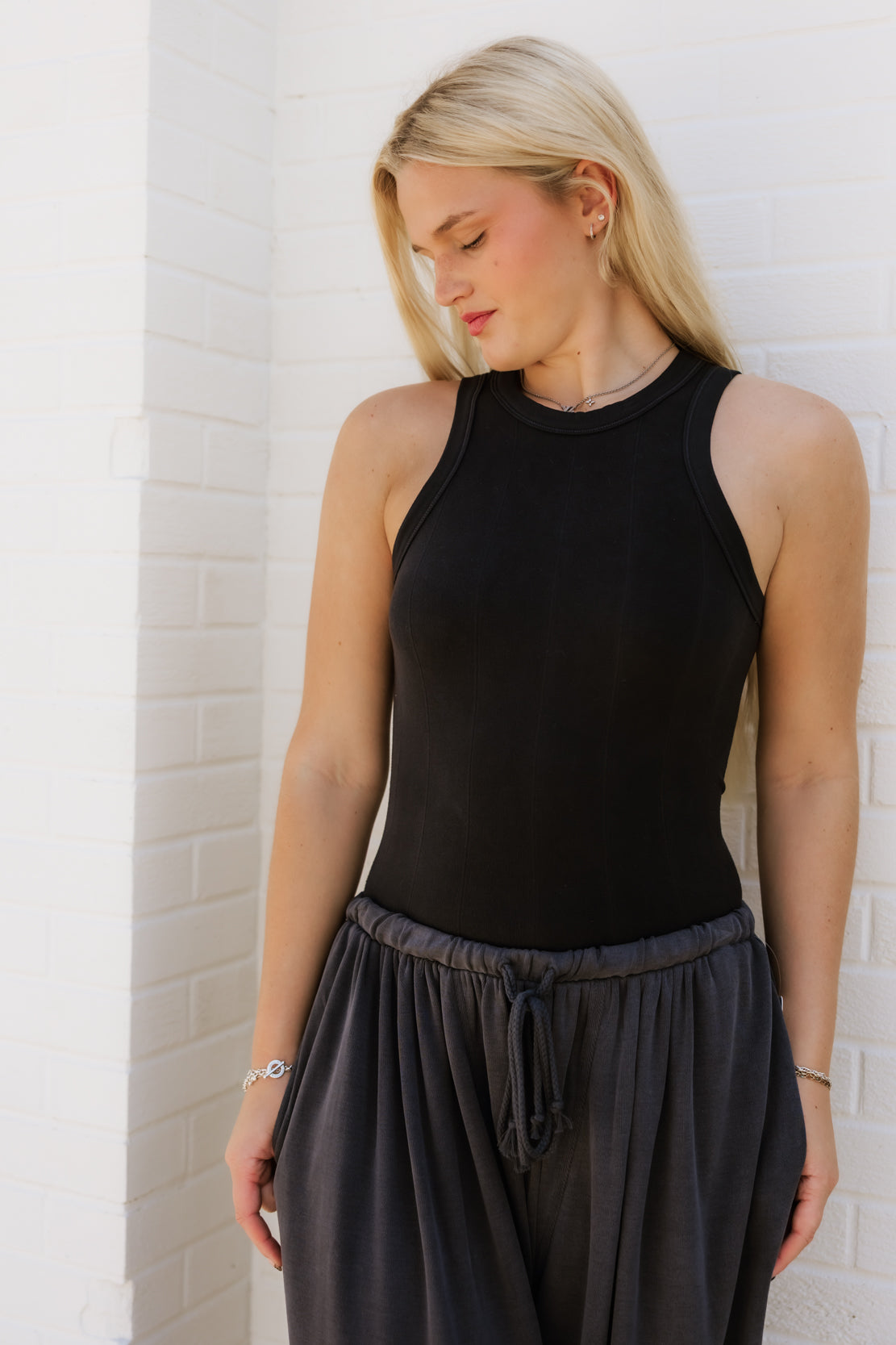 So Soft Seamless Modal Tank | Black