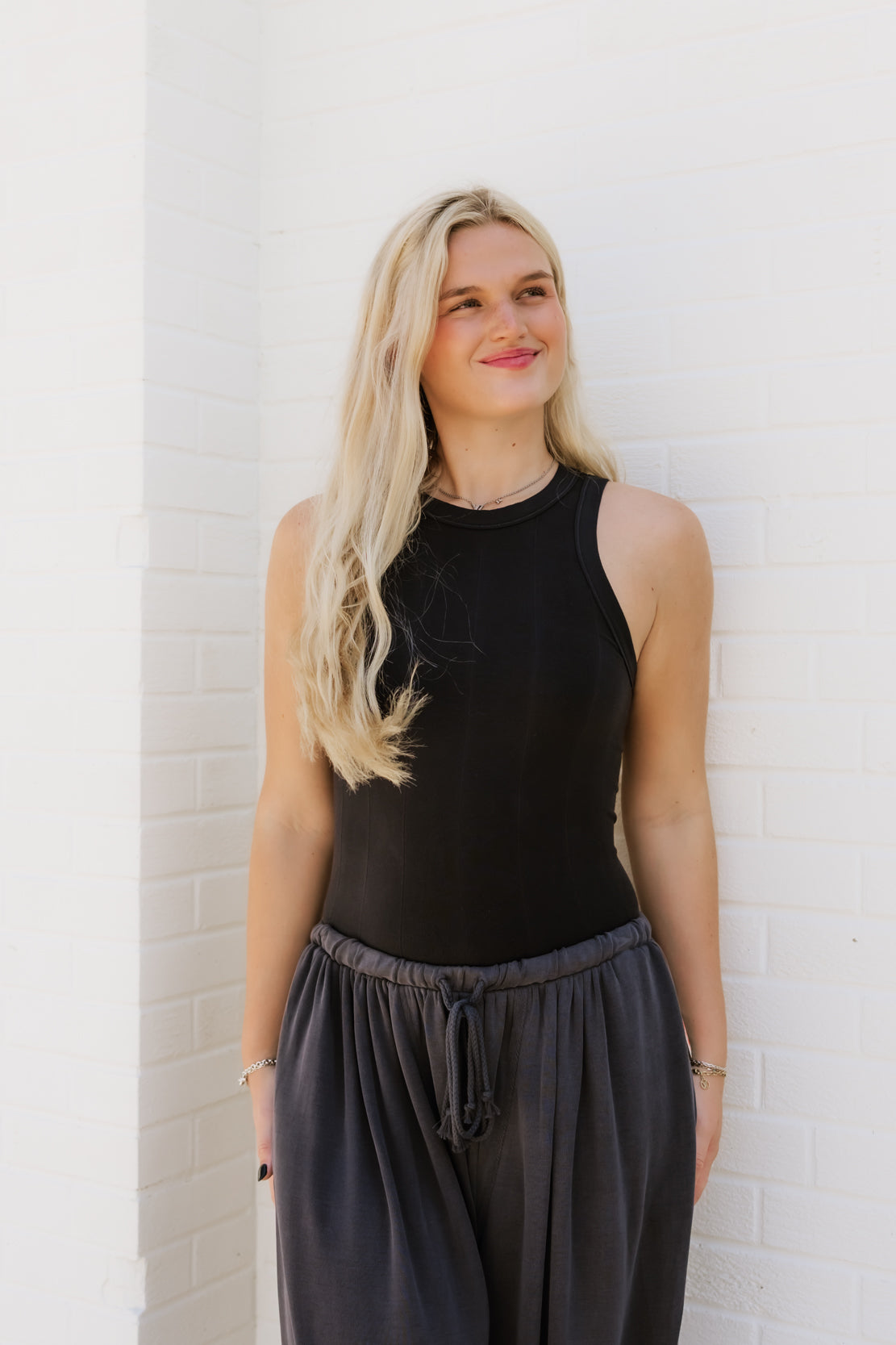 So Soft Seamless Modal Tank | Black