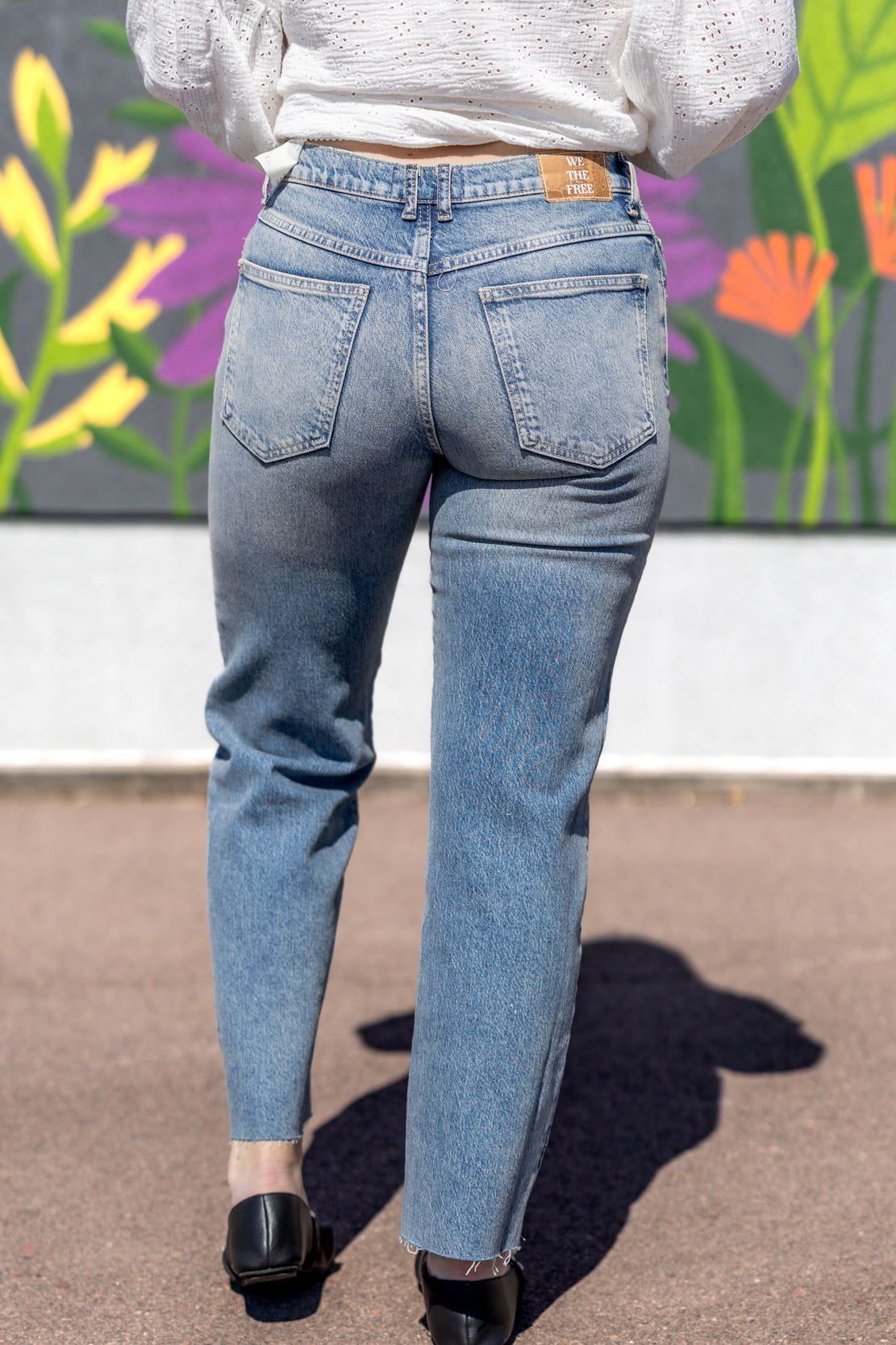 We The Free Risk Taker Mid Rise Straight Jeans | Mantra