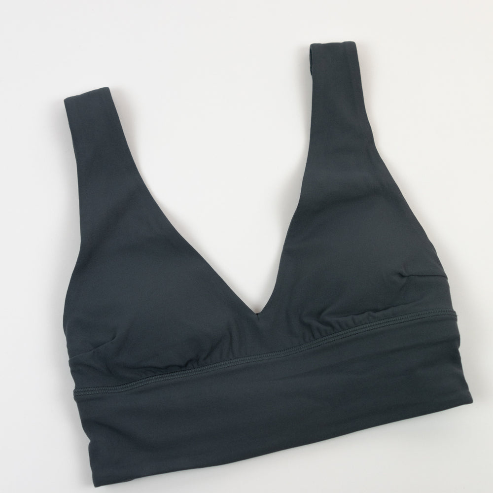 lululemon Align™ V-Neck Bra *Light Support, C/D Cup | Oil Grey