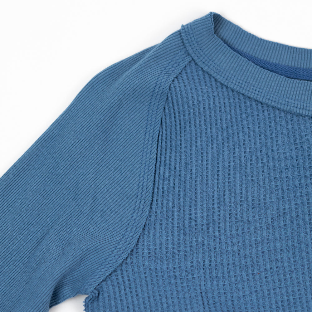 
                      
                        Care FP Honey B Crewneck | Copenhagen Blue
                      
                    