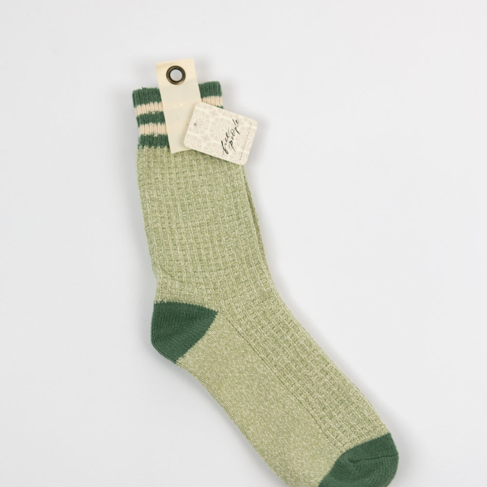 Jackson Cozy Stripe Socks | Sage