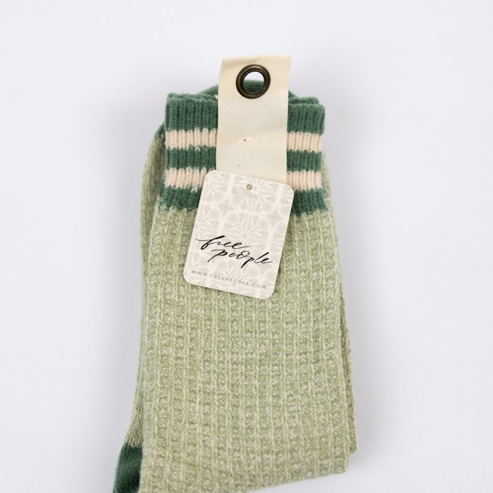 Jackson Cozy Stripe Socks | Sage