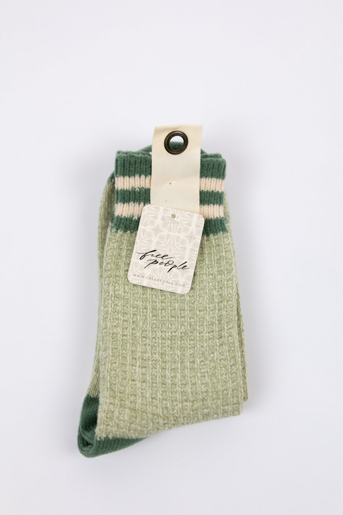 Jackson Cozy Stripe Socks | Sage