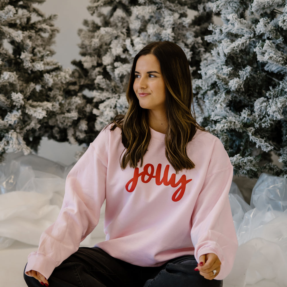 Jolly Crewneck | Light Pink