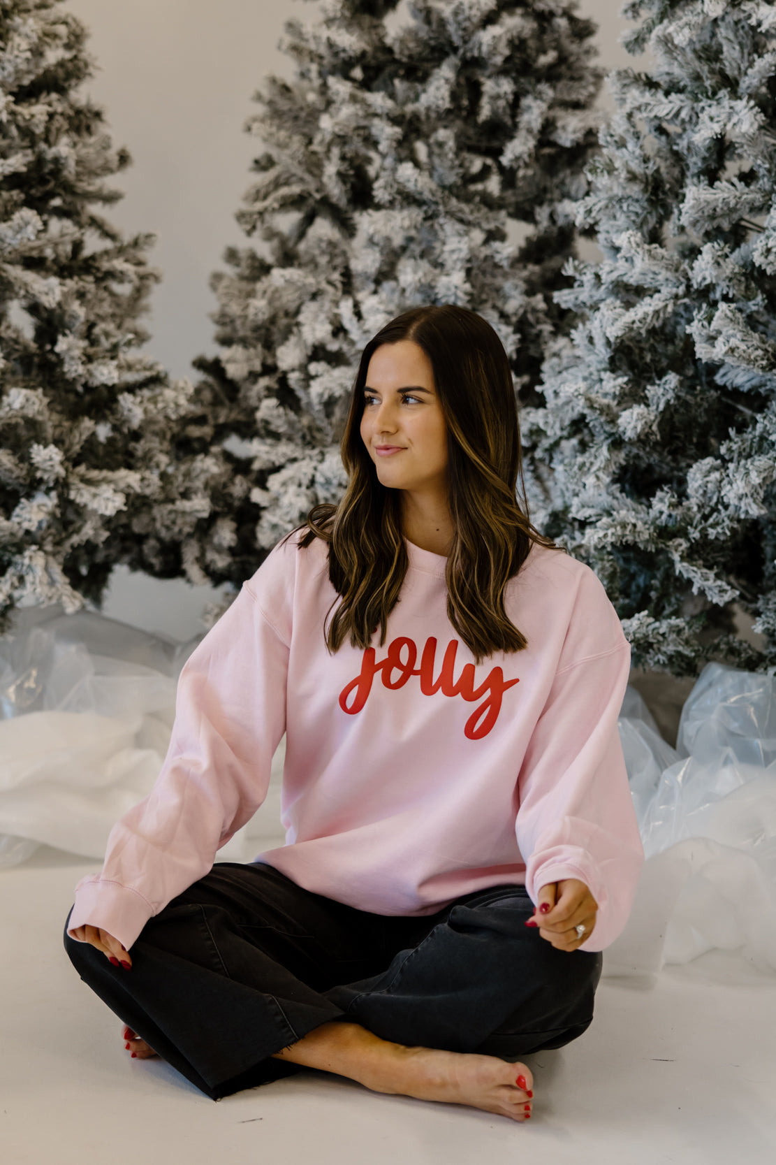 Jolly Crewneck | Light Pink