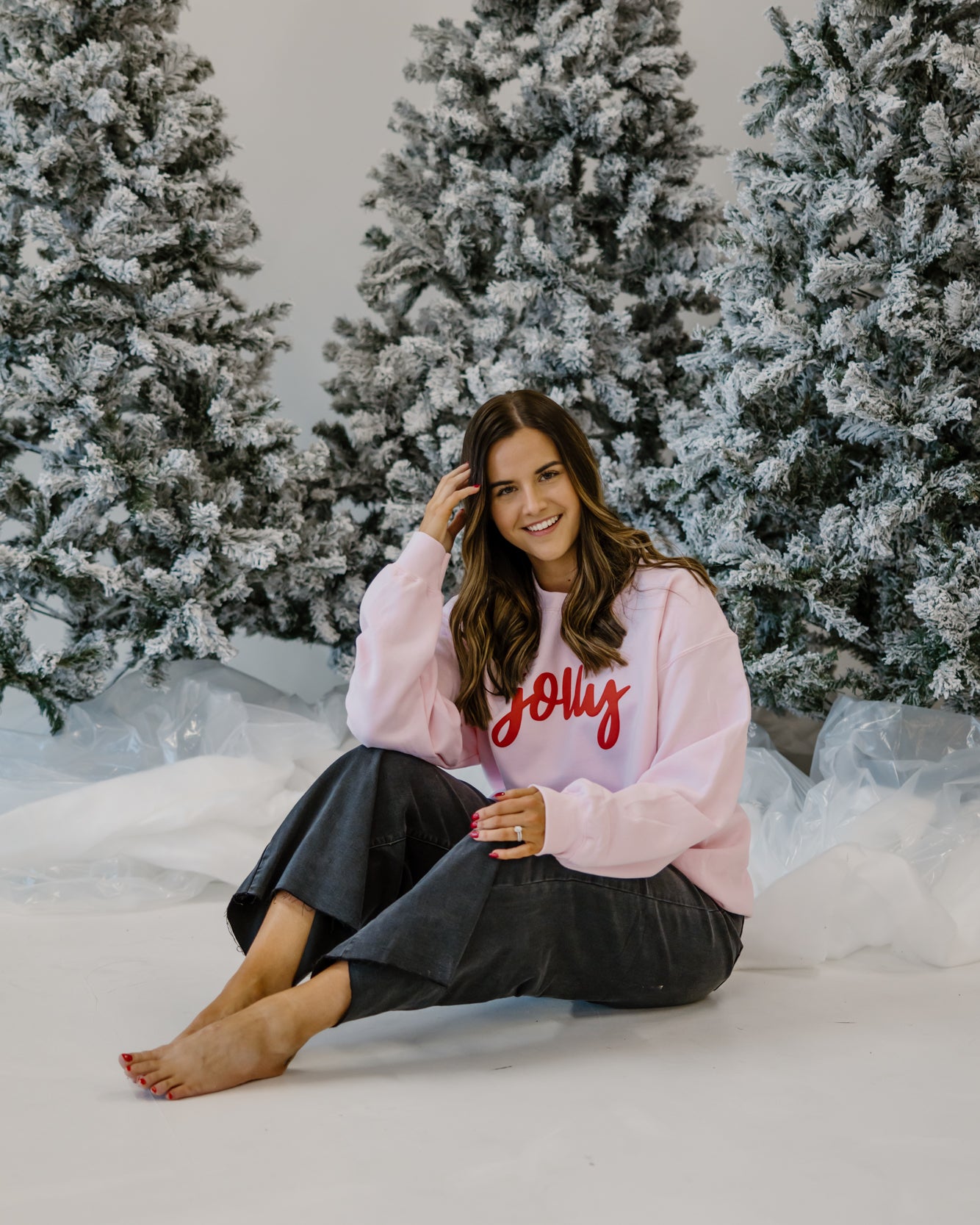 Jolly Crewneck | Light Pink