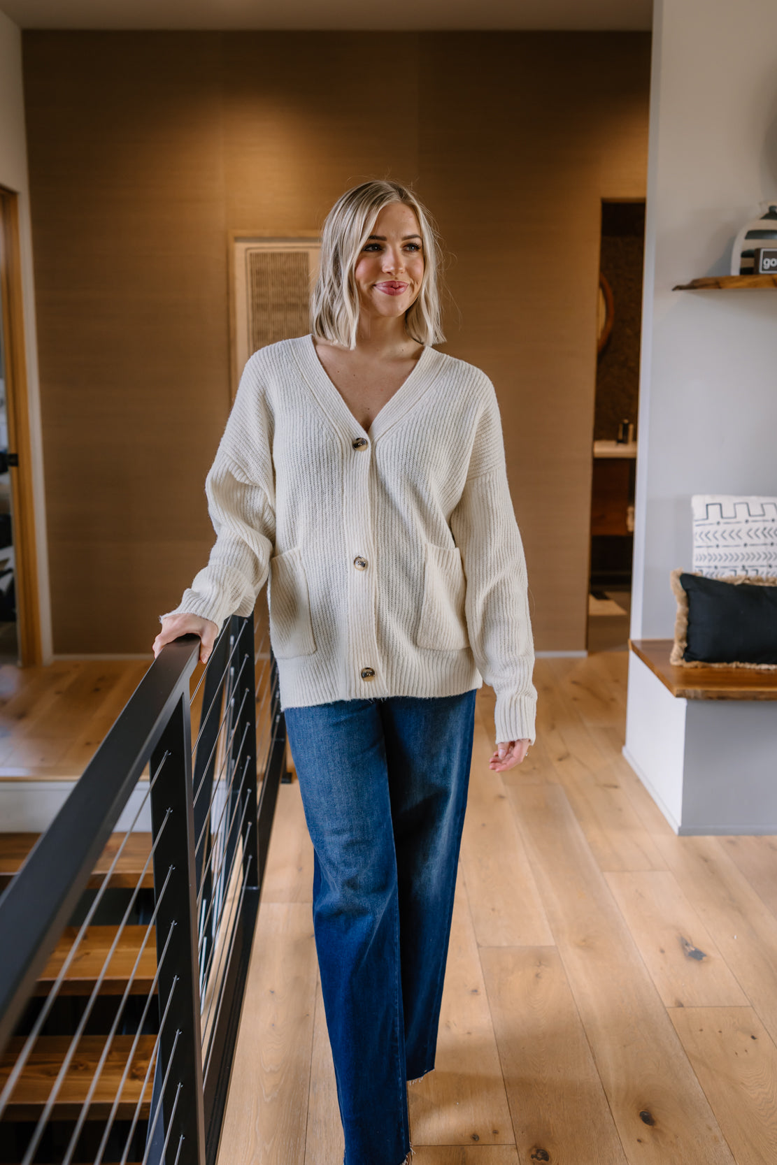 Hilary Oversized Cardigan | Cream