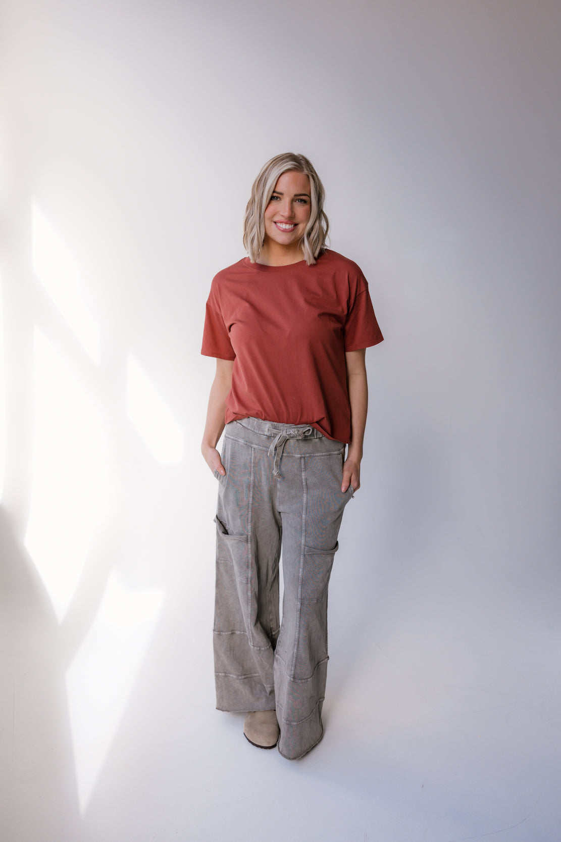 Rainey Mineral Wash Pant | Ash