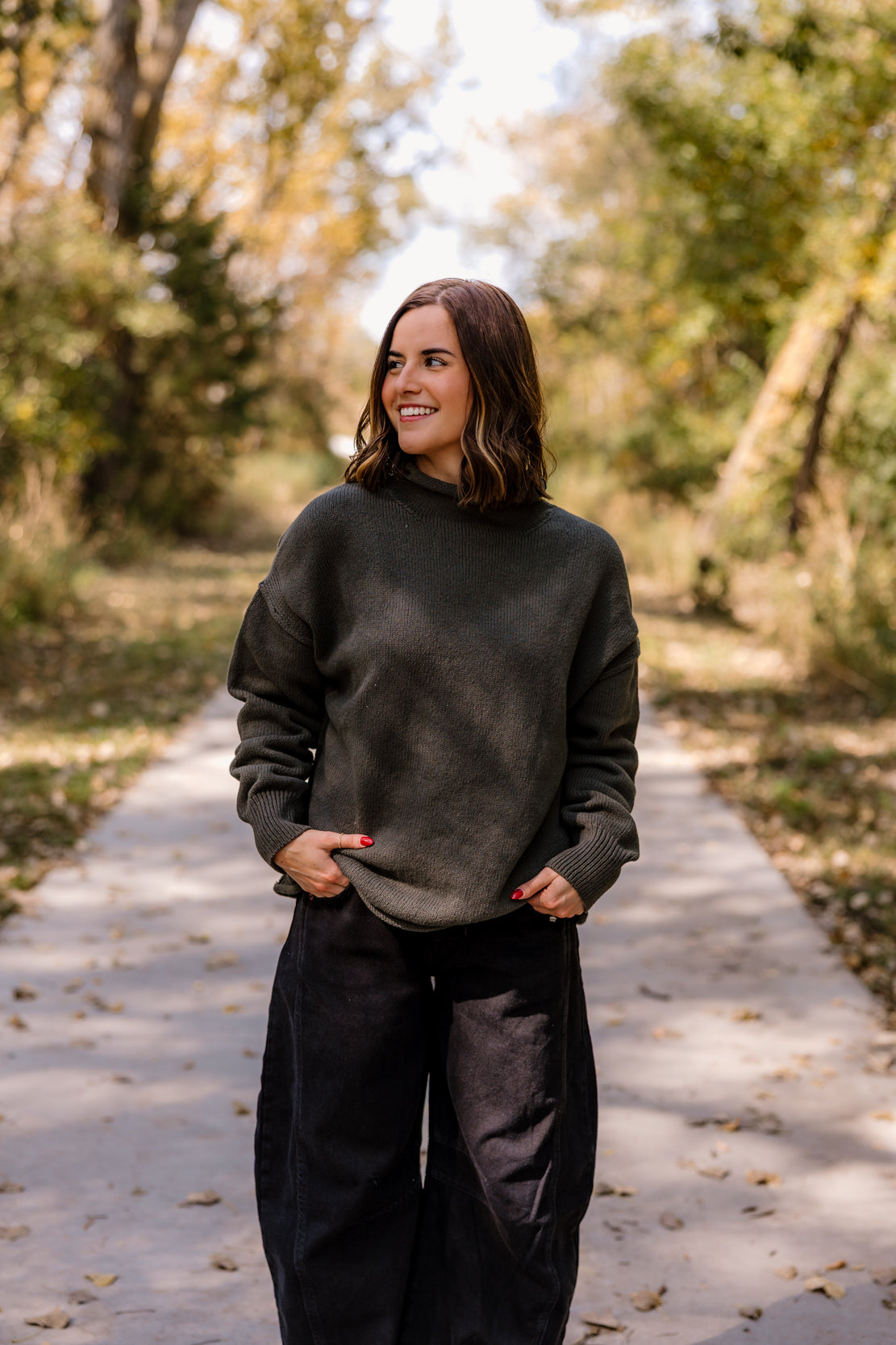 We The Free Torres Roll Neck | Army