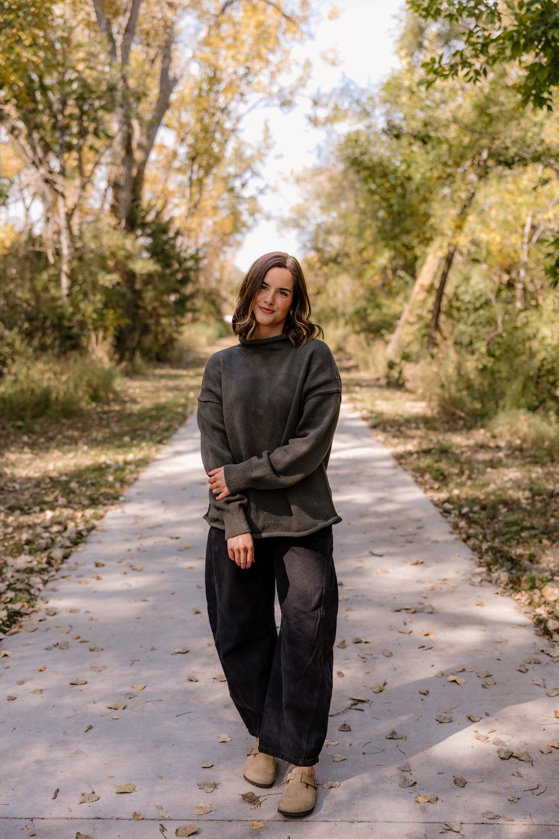 We The Free Torres Roll Neck | Army