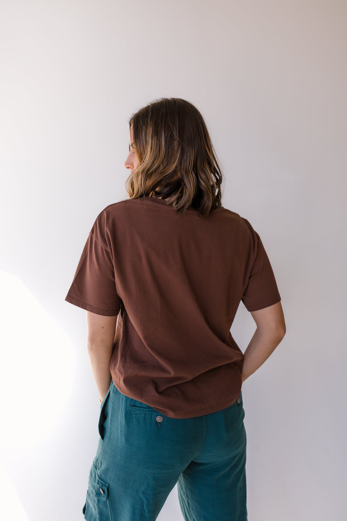 Malia Oversized Tee | Chocolate
