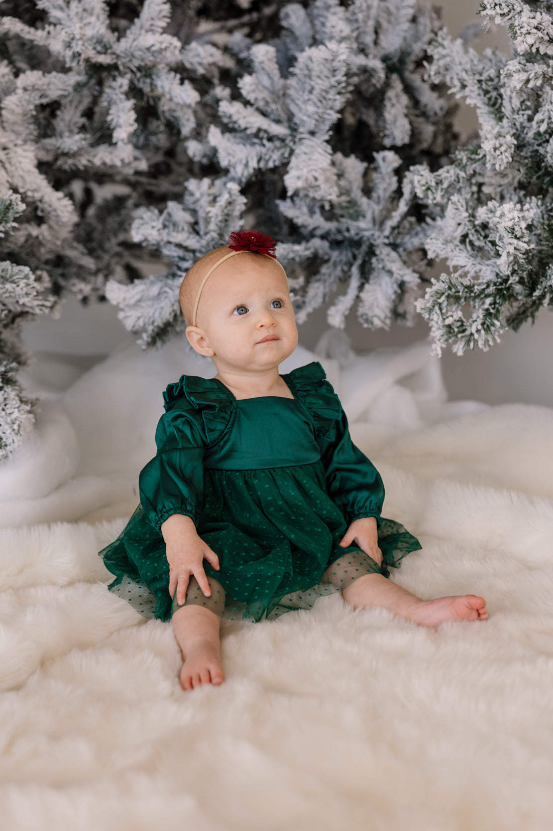 Mistletoe Dress | Green