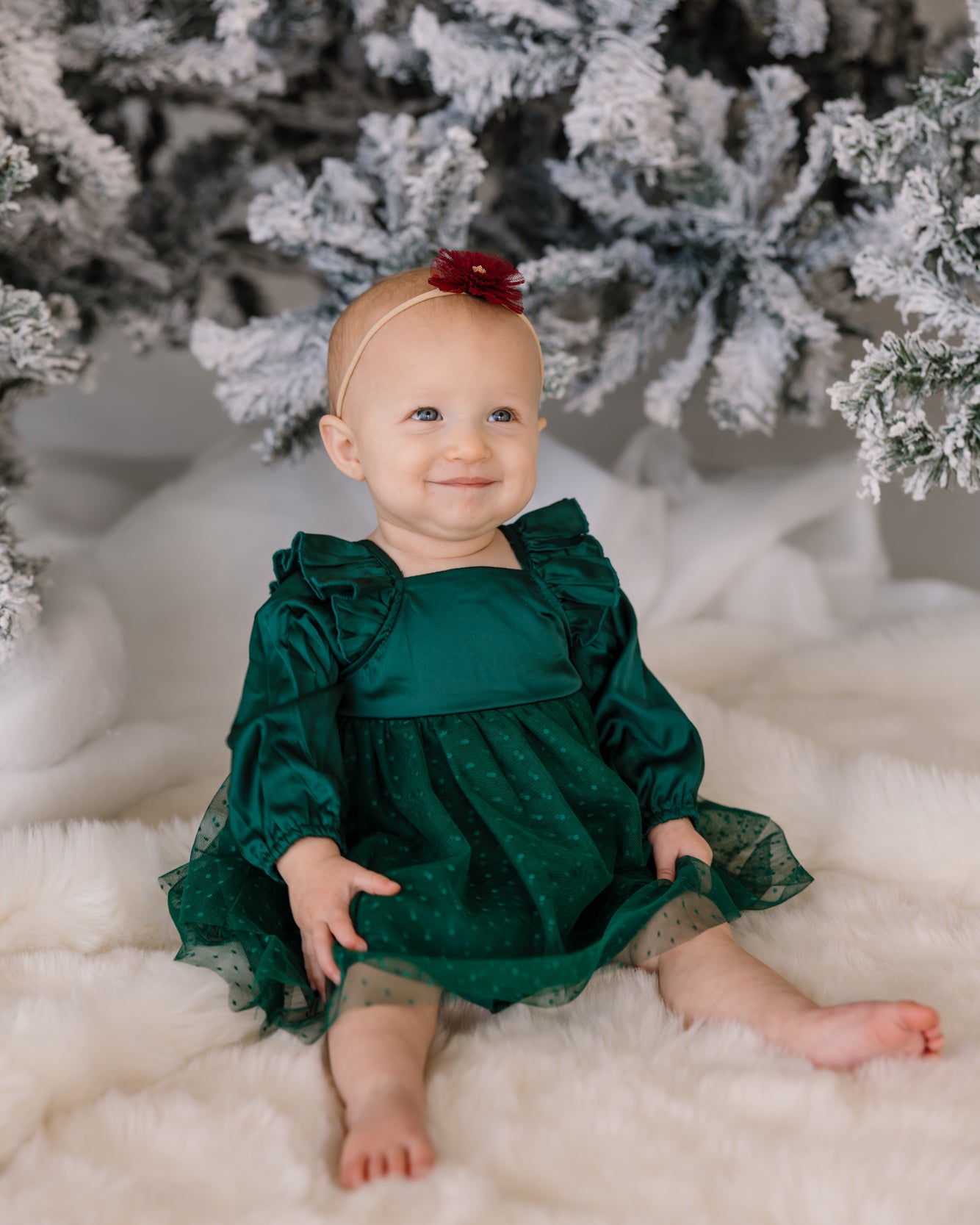 Mistletoe Dress | Green