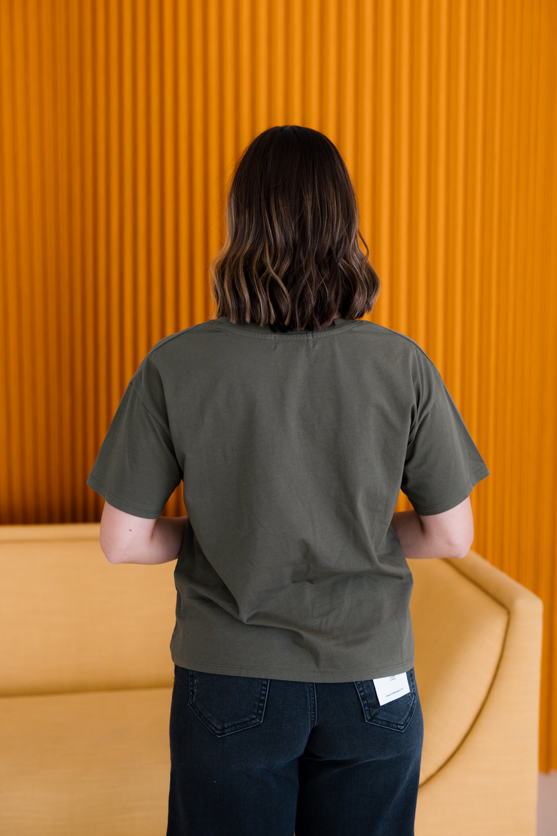 Malia Oversized Tee | Olive