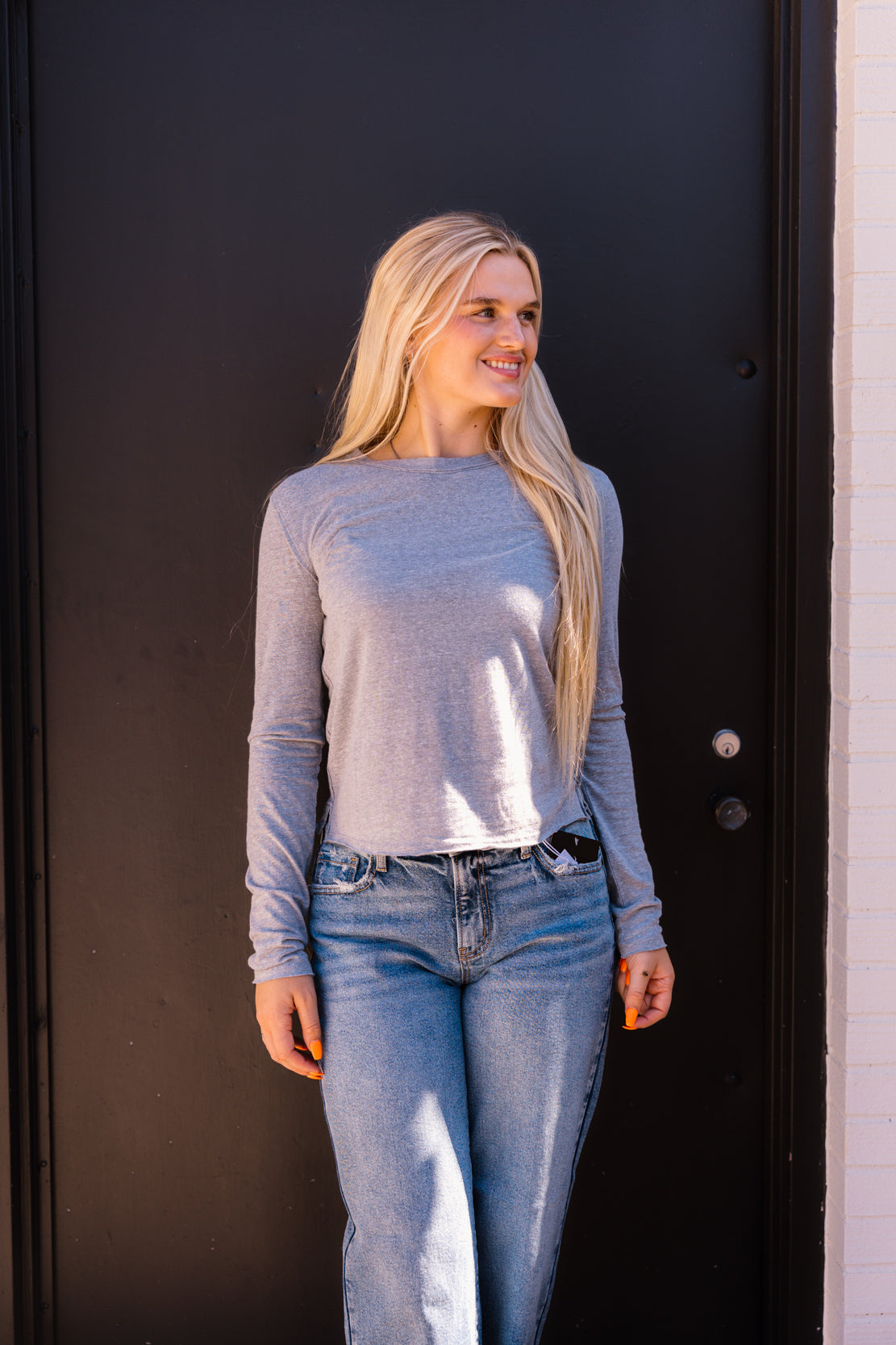 We The Free Nova Long Sleeve Tee | Greyhound