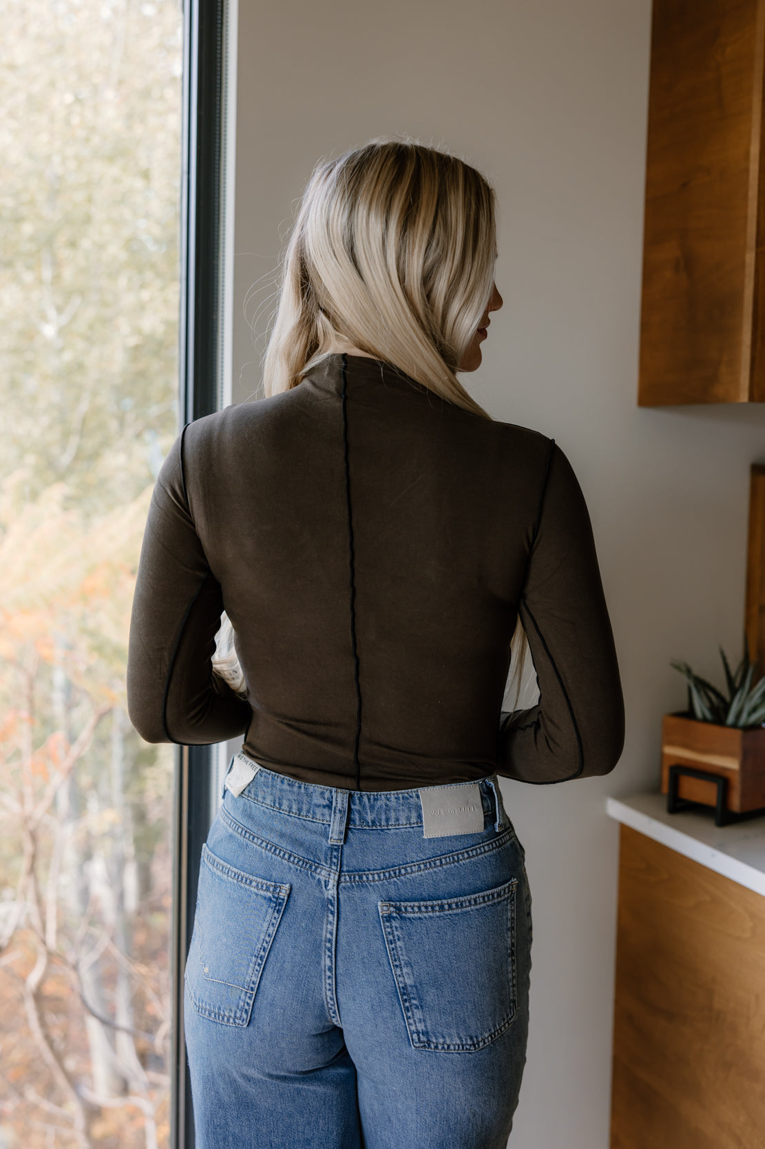 Marisol Long Sleeve | Brown/Black