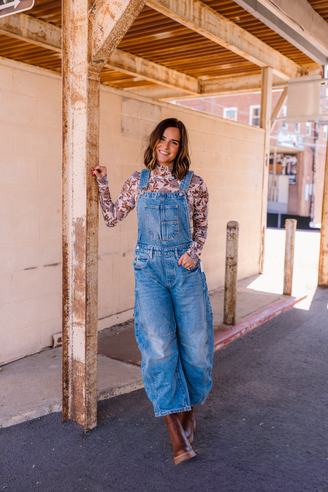 We The Free Good Luck Barrel Overalls | Ultra Light Beam