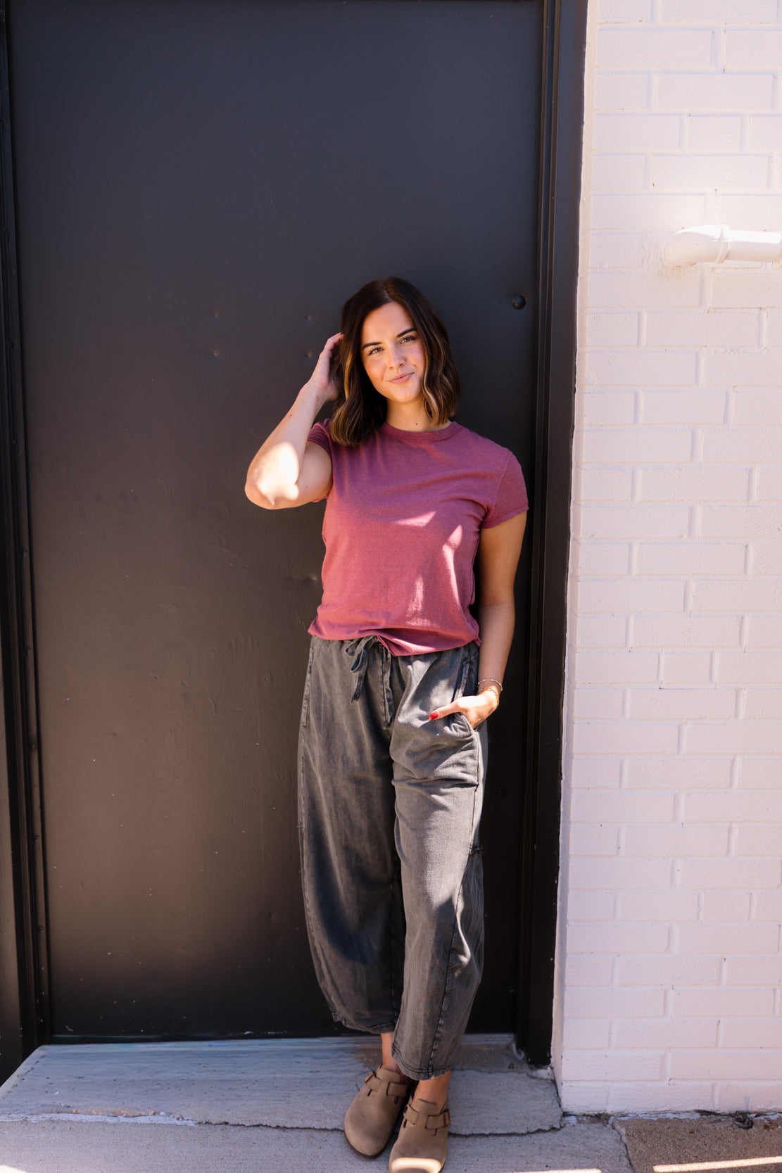 Rylan Knit Harem Pants | Black