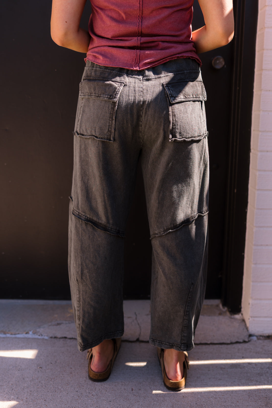 Rylan Knit Harem Pants | Black