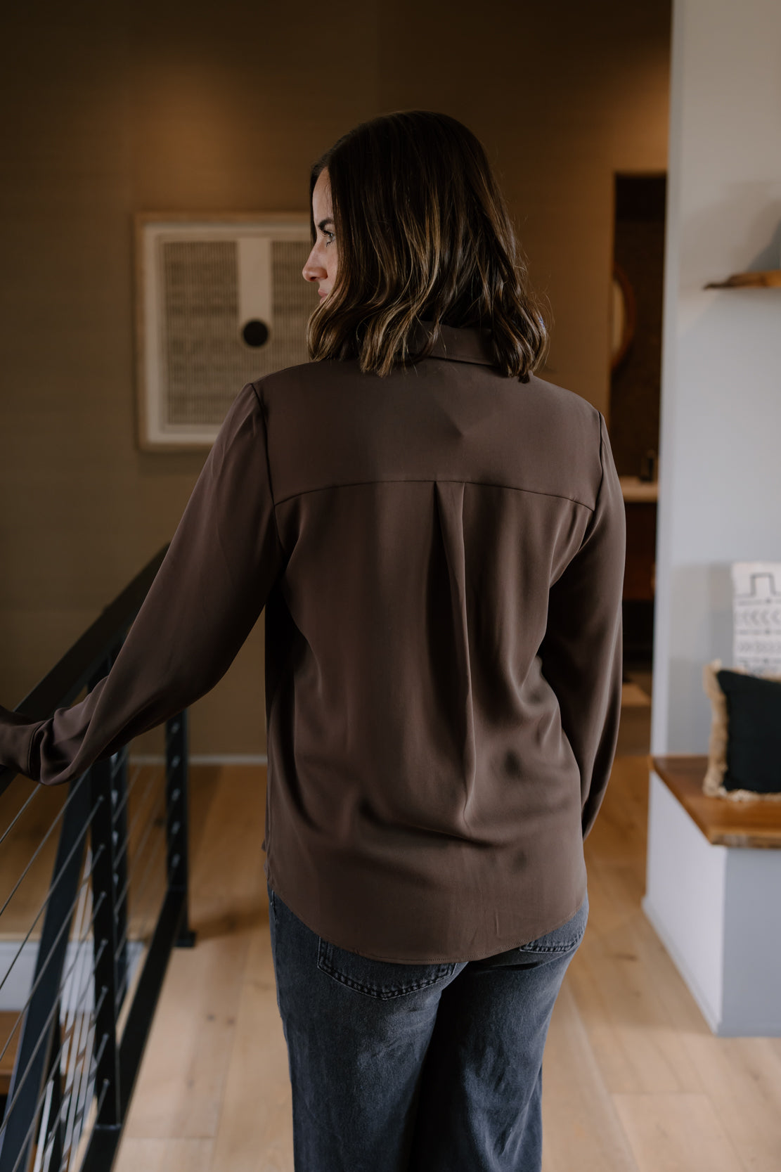 Janessa Button Down Shirt | Fudge