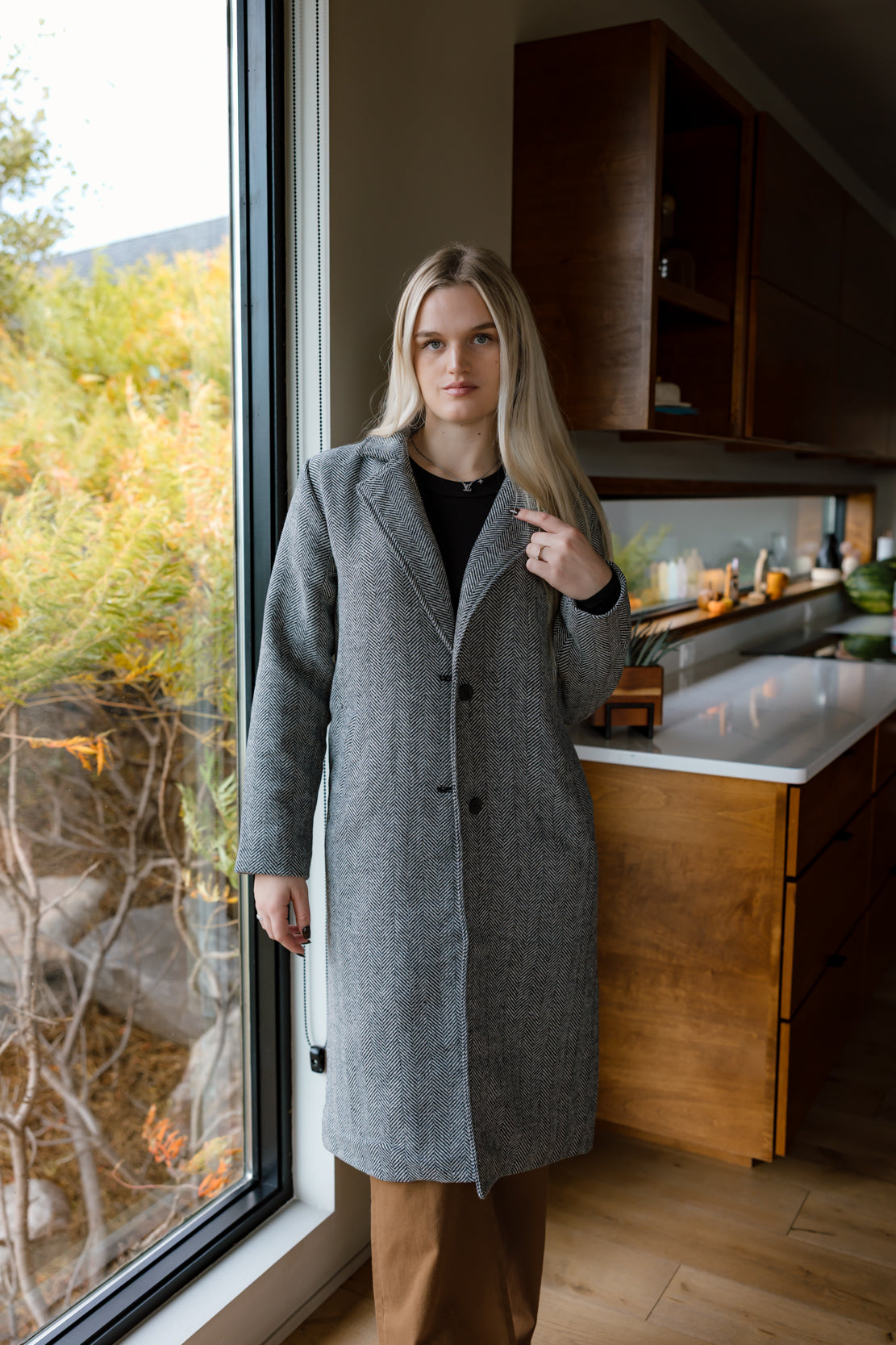 Catalina Coat | Charcoal Melange