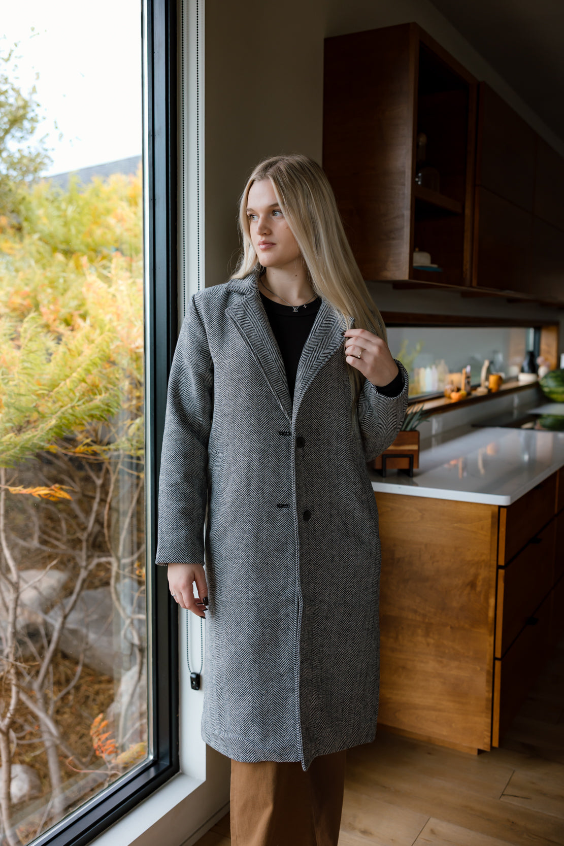 Catalina Coat | Charcoal Melange