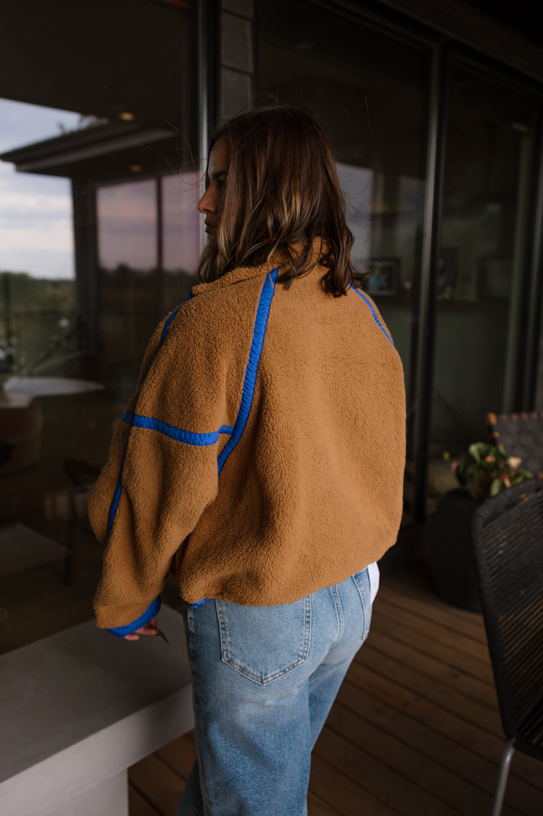 Mountain High 1/2 Zip Fleece | Twig Combo