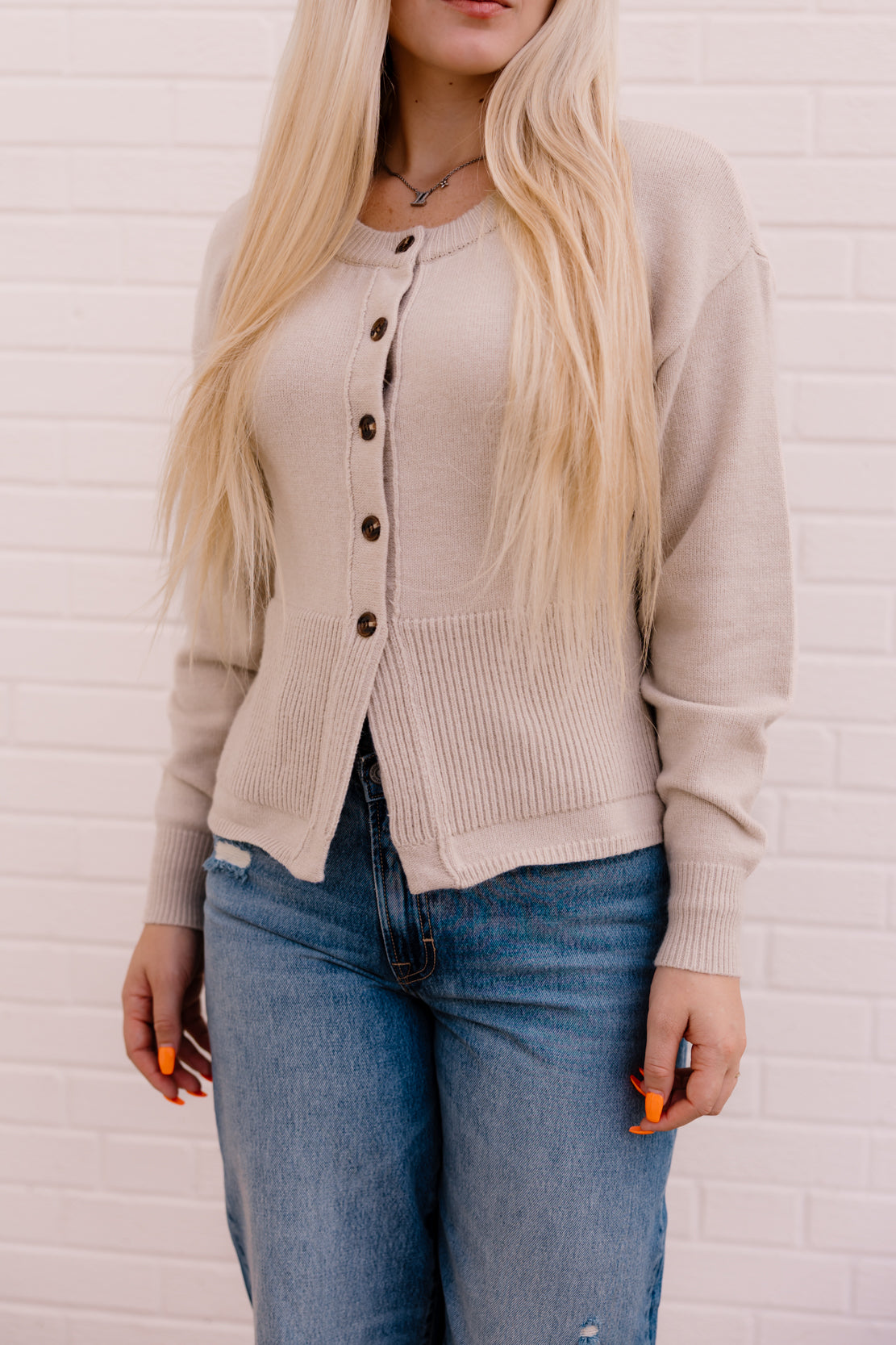 Michelle Cardigan | Bone White