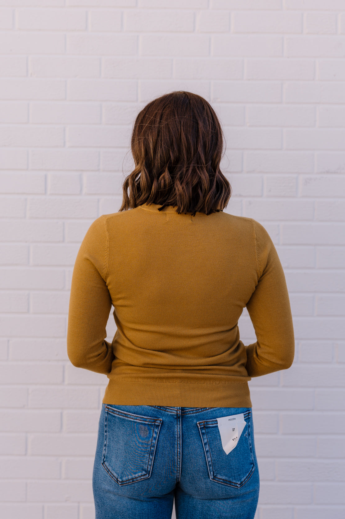 Lola Basic Sweater | Dijon
