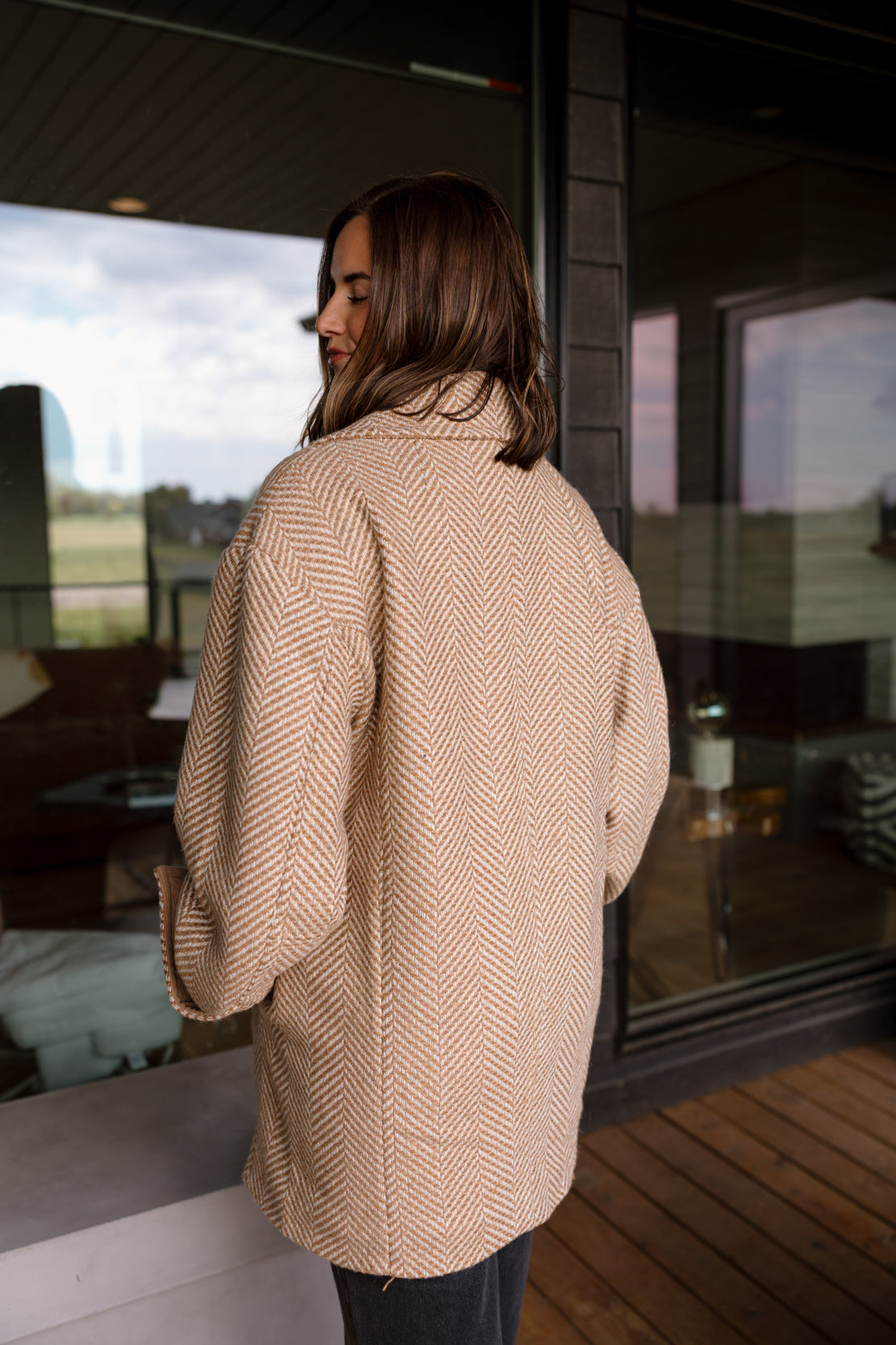 Ari Wool Peacoat | Tan