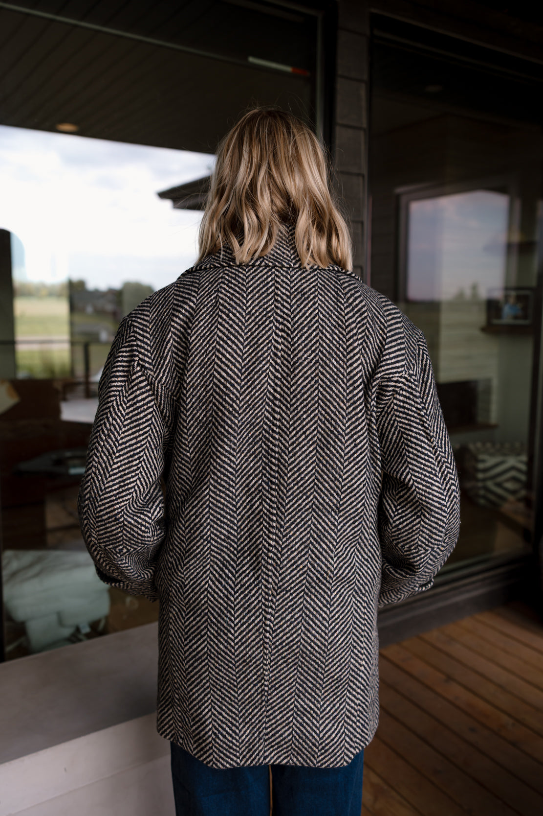 Ari Wool Peacoat | Black