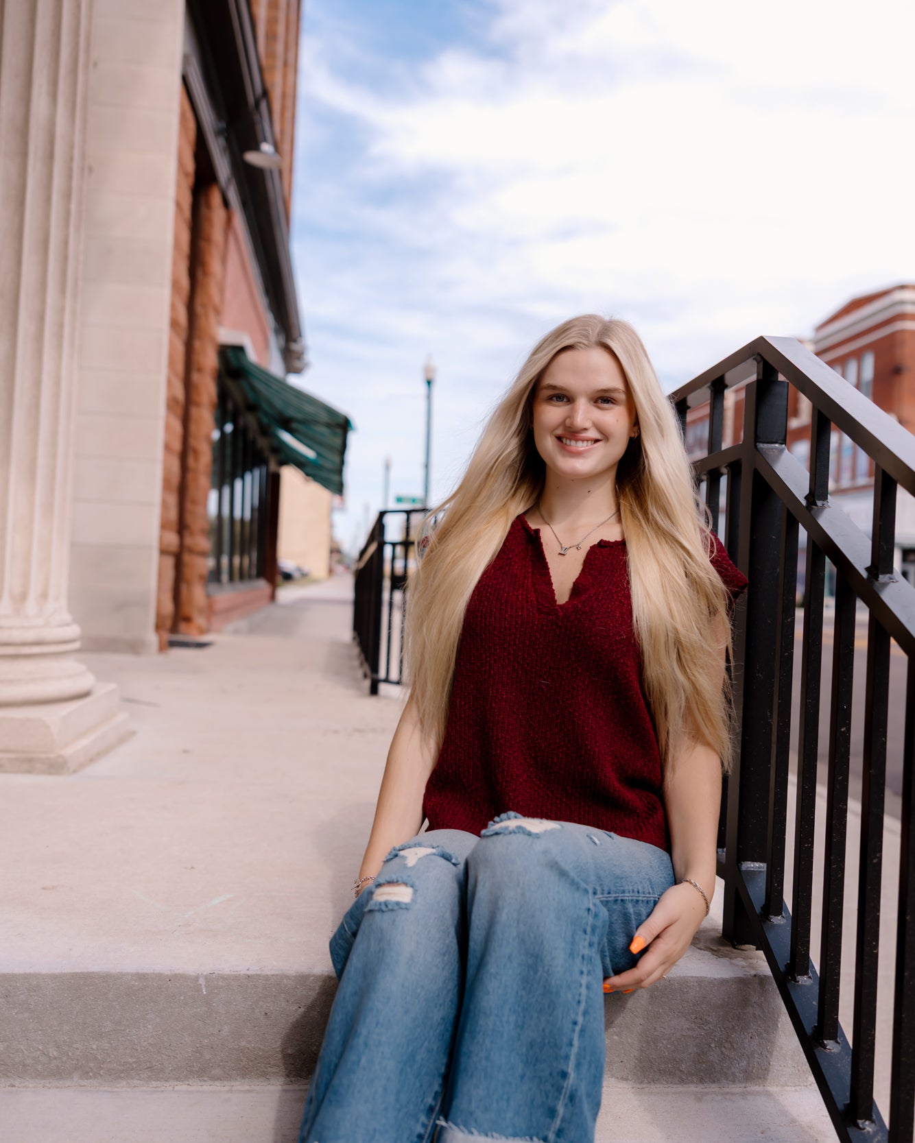 Rachel Sweater Top | Wine