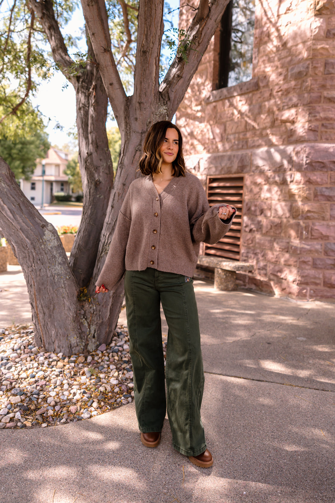 Cool Of The Night Cardi | Mocha Melange
