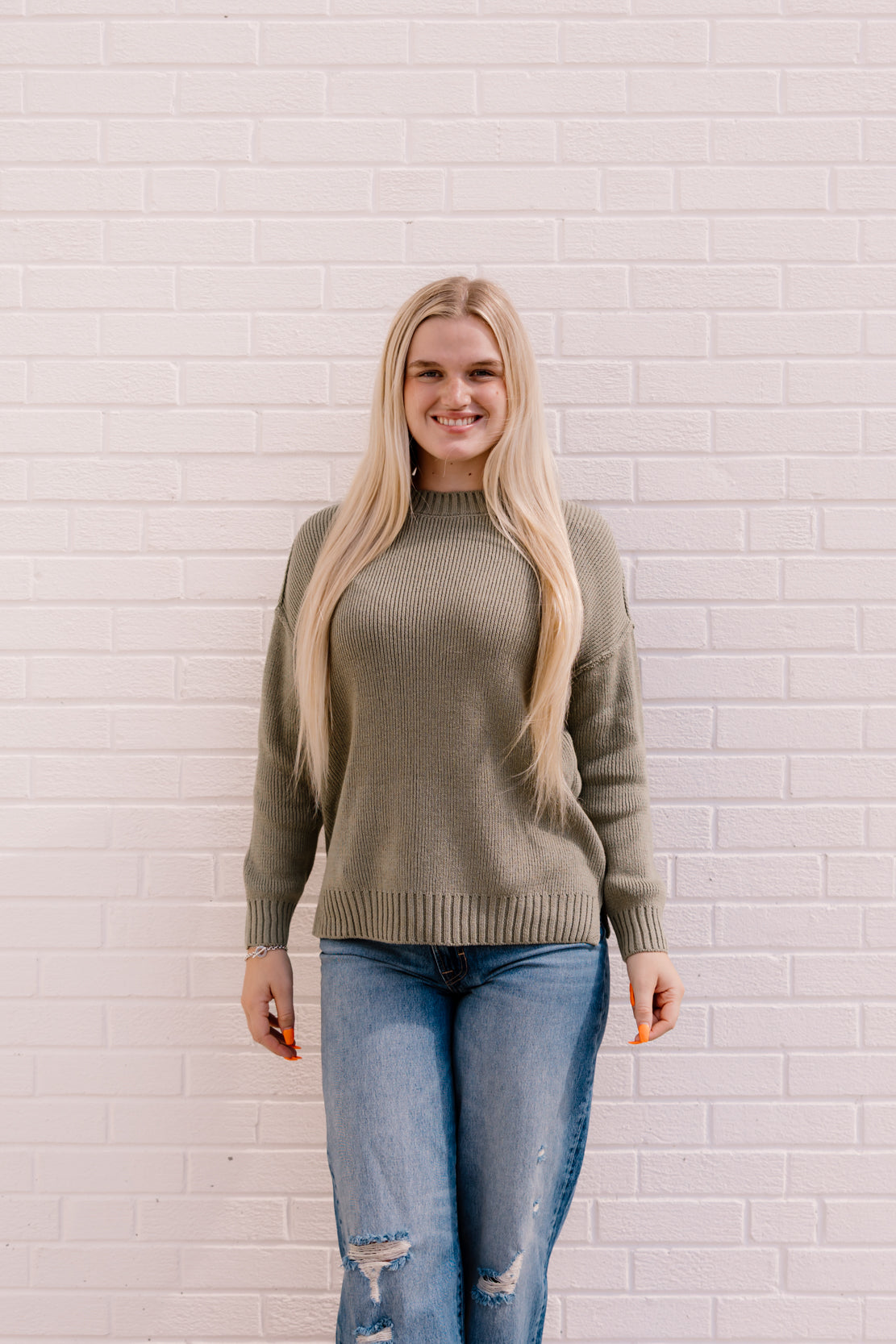 Athena Oversized Sweater | Fern