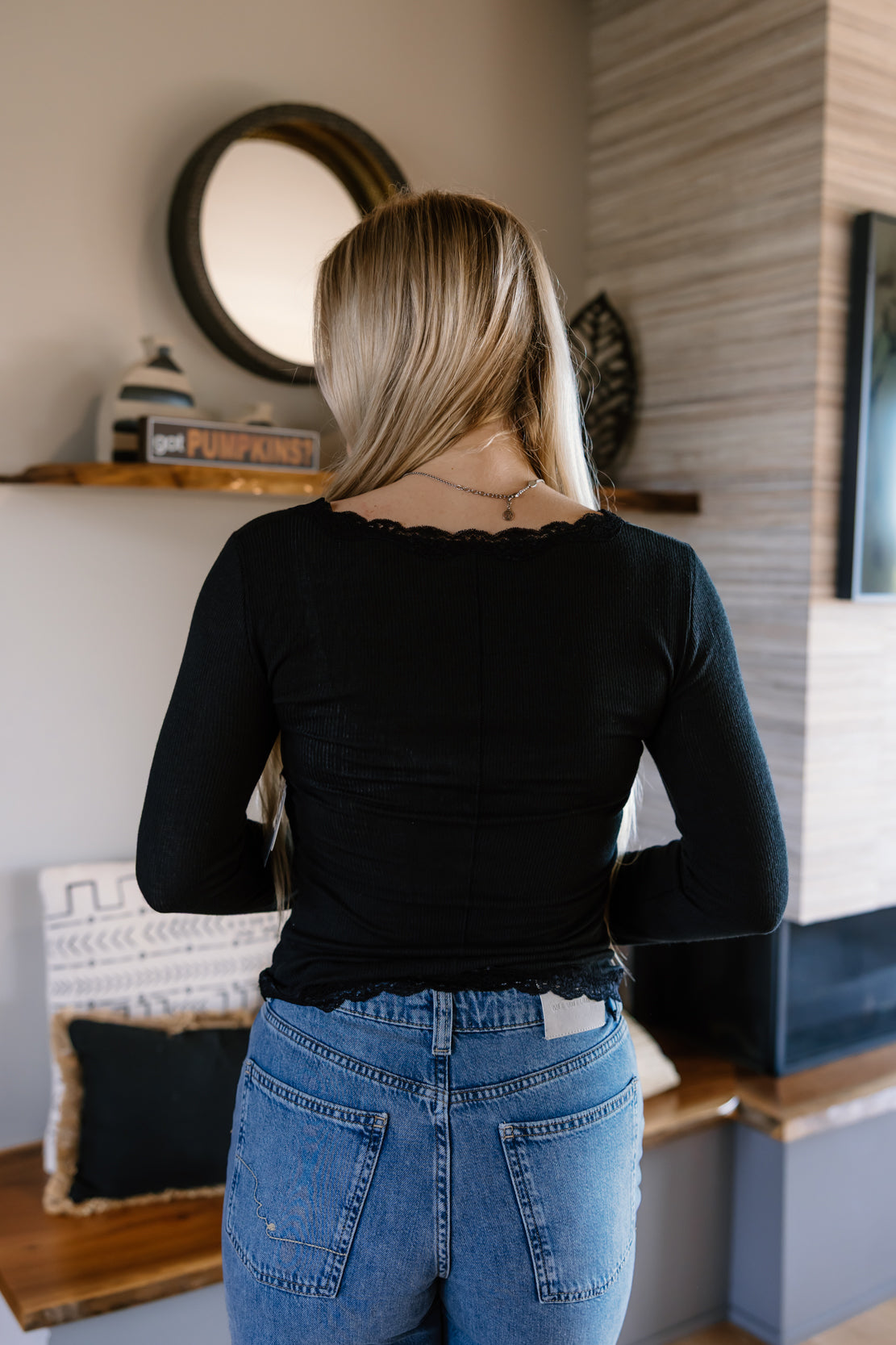 Big Love Rib Cardi | Black