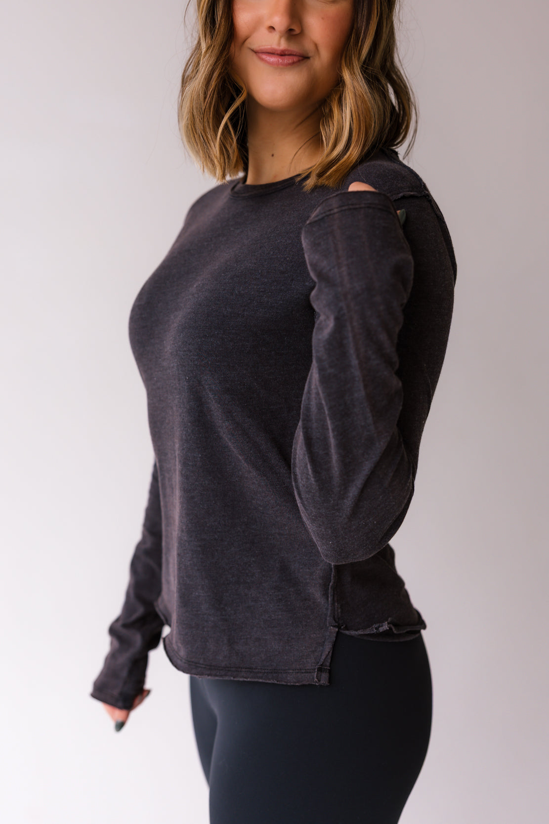 We The Free Nova Long Sleeve Tee | Black