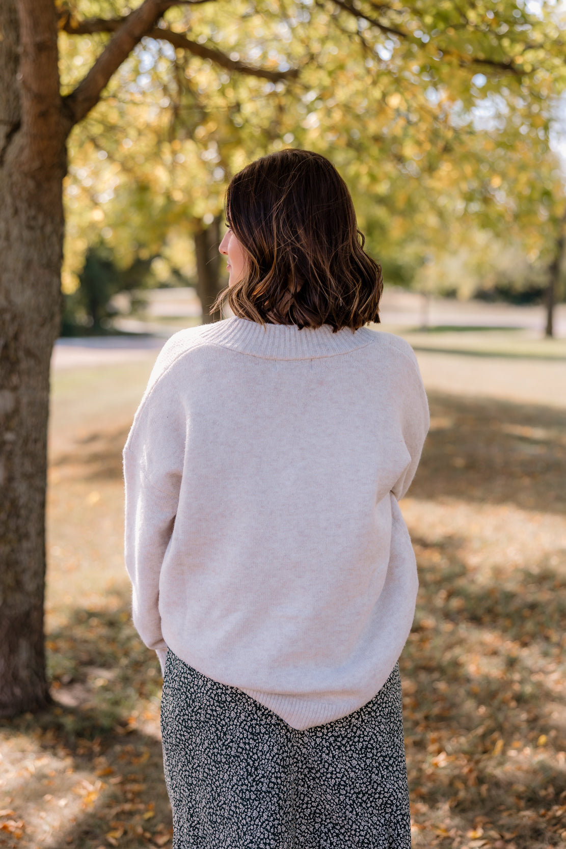 Baylor Brushed Toggle Button Cardigan | Ecru