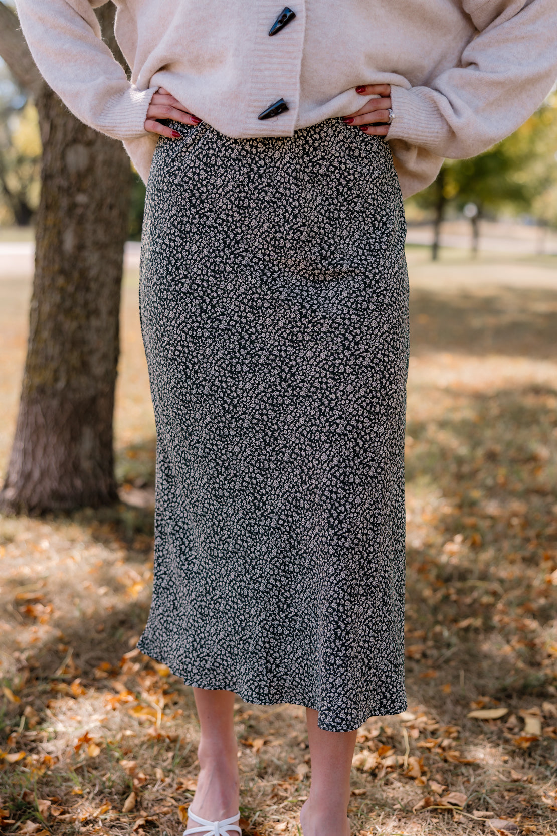 Waverly Printed Midi Skirt | Hunter