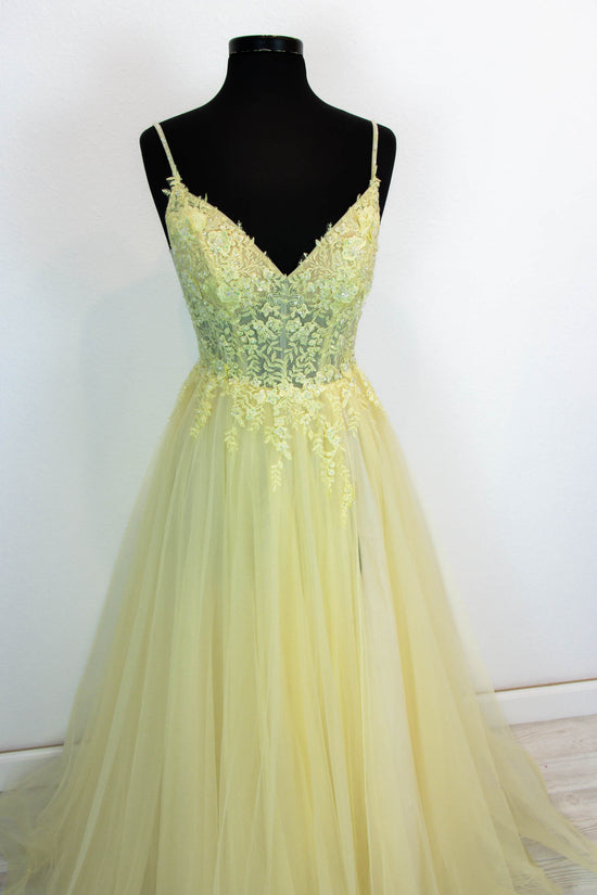 Prom Dress 55998 | Yellow