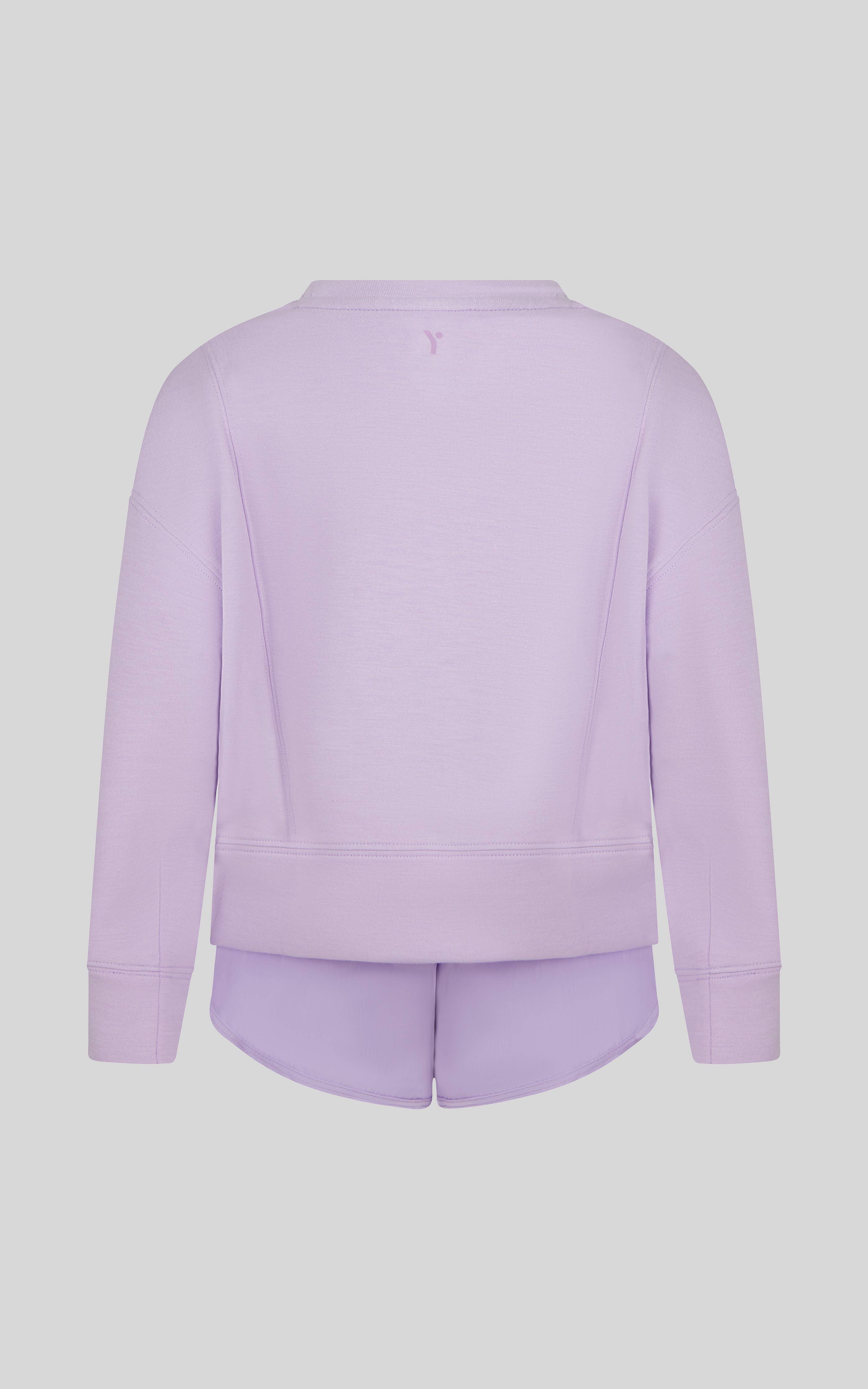 Little Girls Zuri Top, Running Shorts and Fanny Bag Set | Lilac Dream