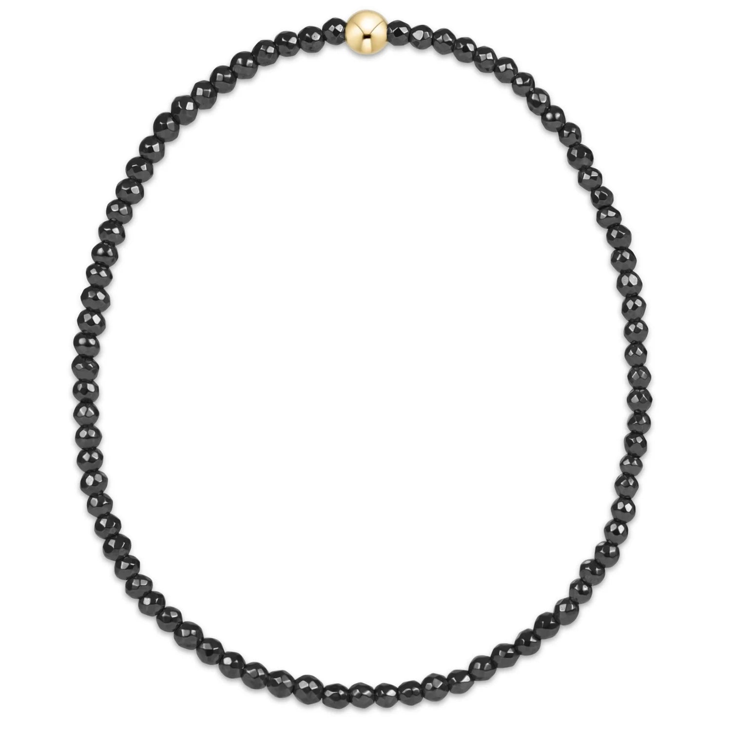 enewton Faceted Hematite 2mm Bead Bracelet