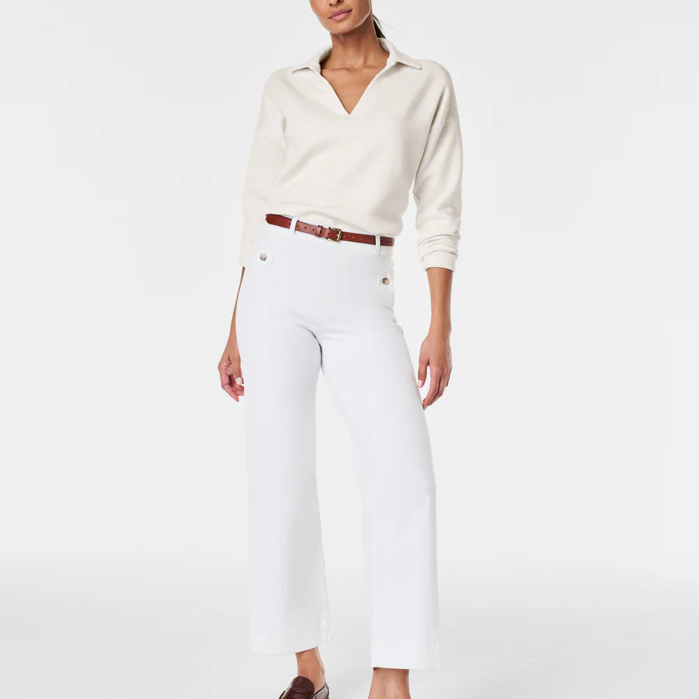 
                      
                        Spanx Stretch Twill Cropped Pant | Bright White
                      
                    