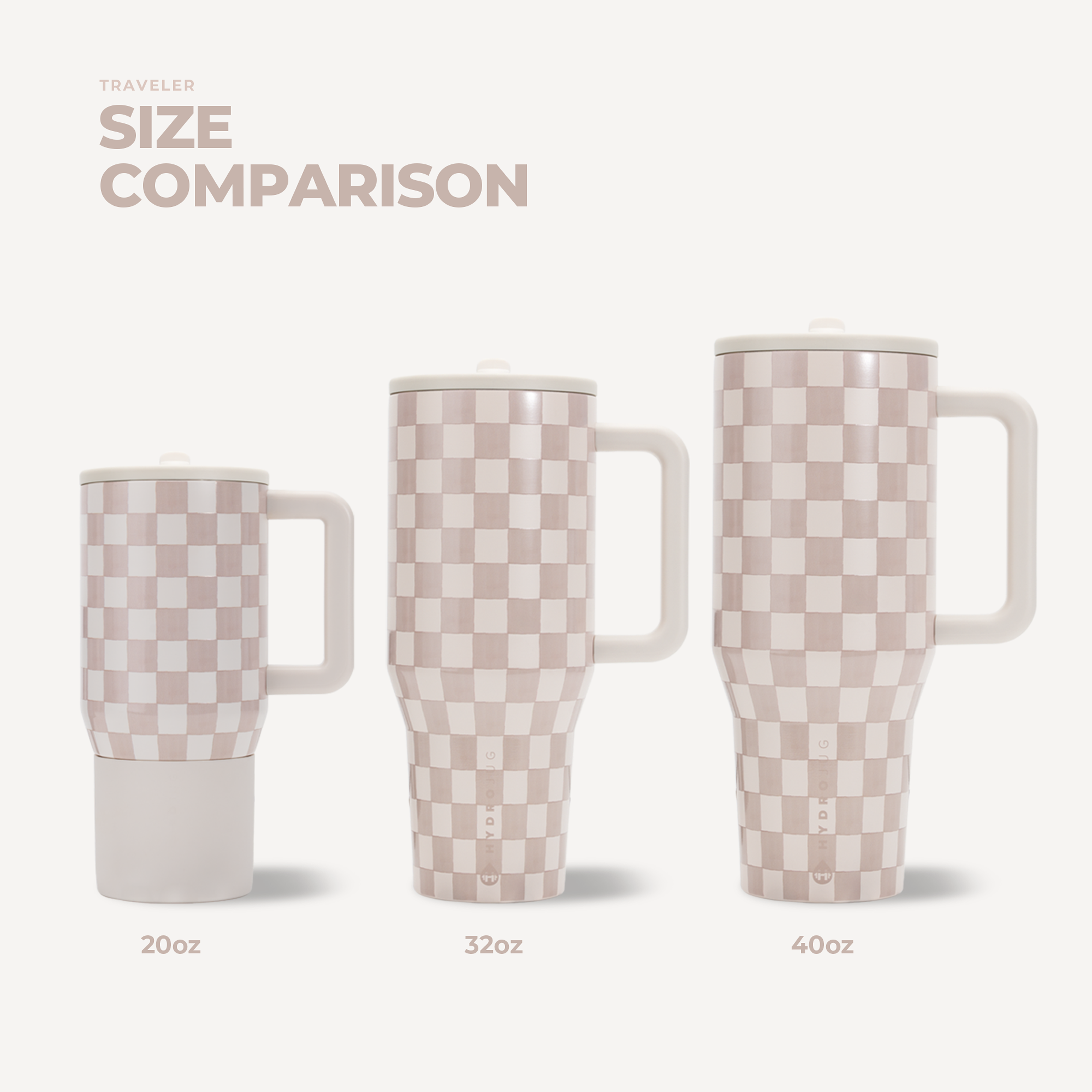 Hydrojug 20oz Traveler Tumbler | Sandstone