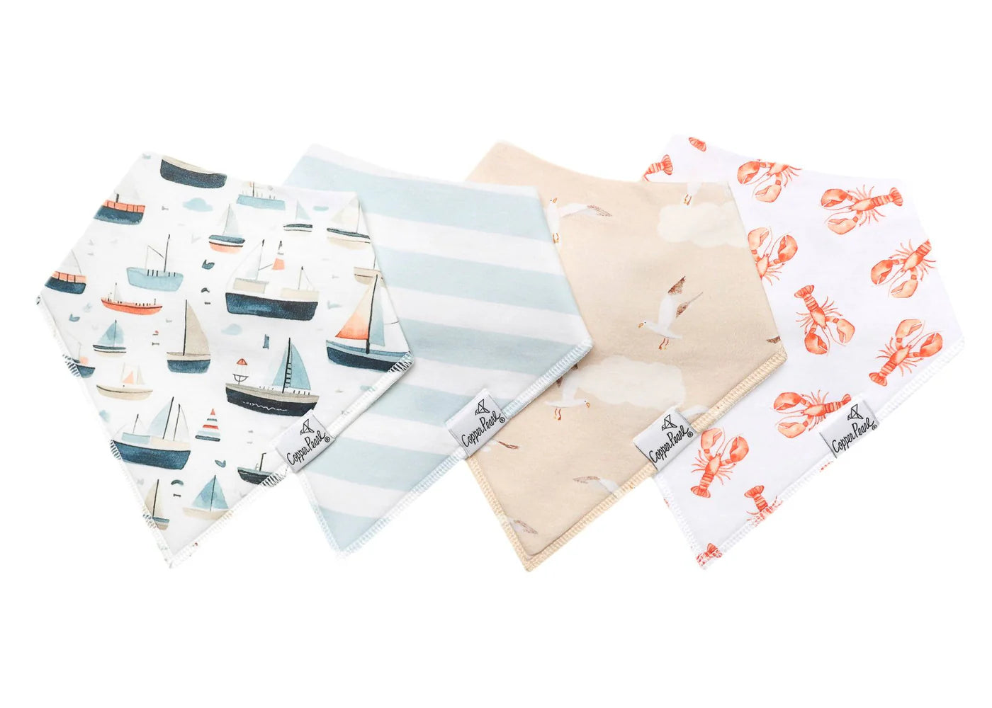 Copper Pearl Bandana Bib Set | Fischer