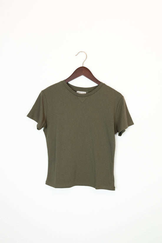 Heidi Slim Fit T-Shirt | Dusty Olive