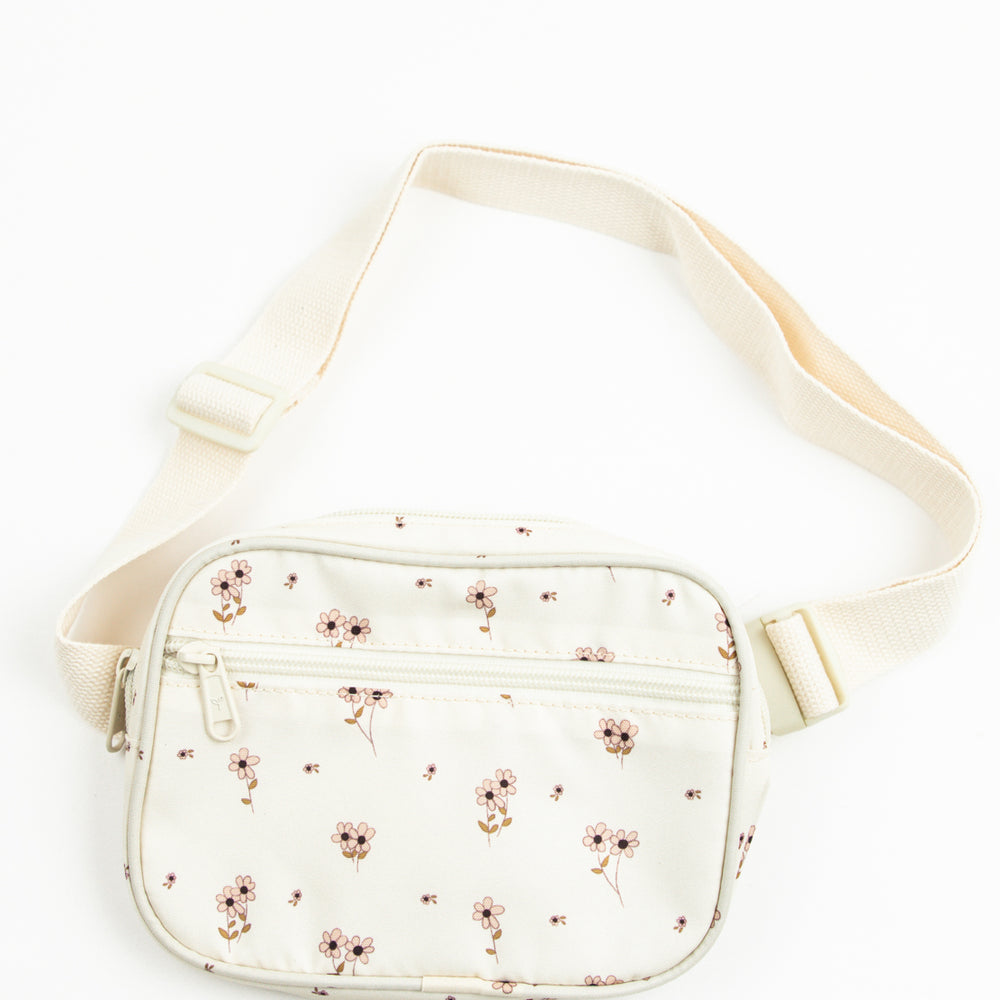 Babysprouts Mini Belt Bag | Floral In Cream