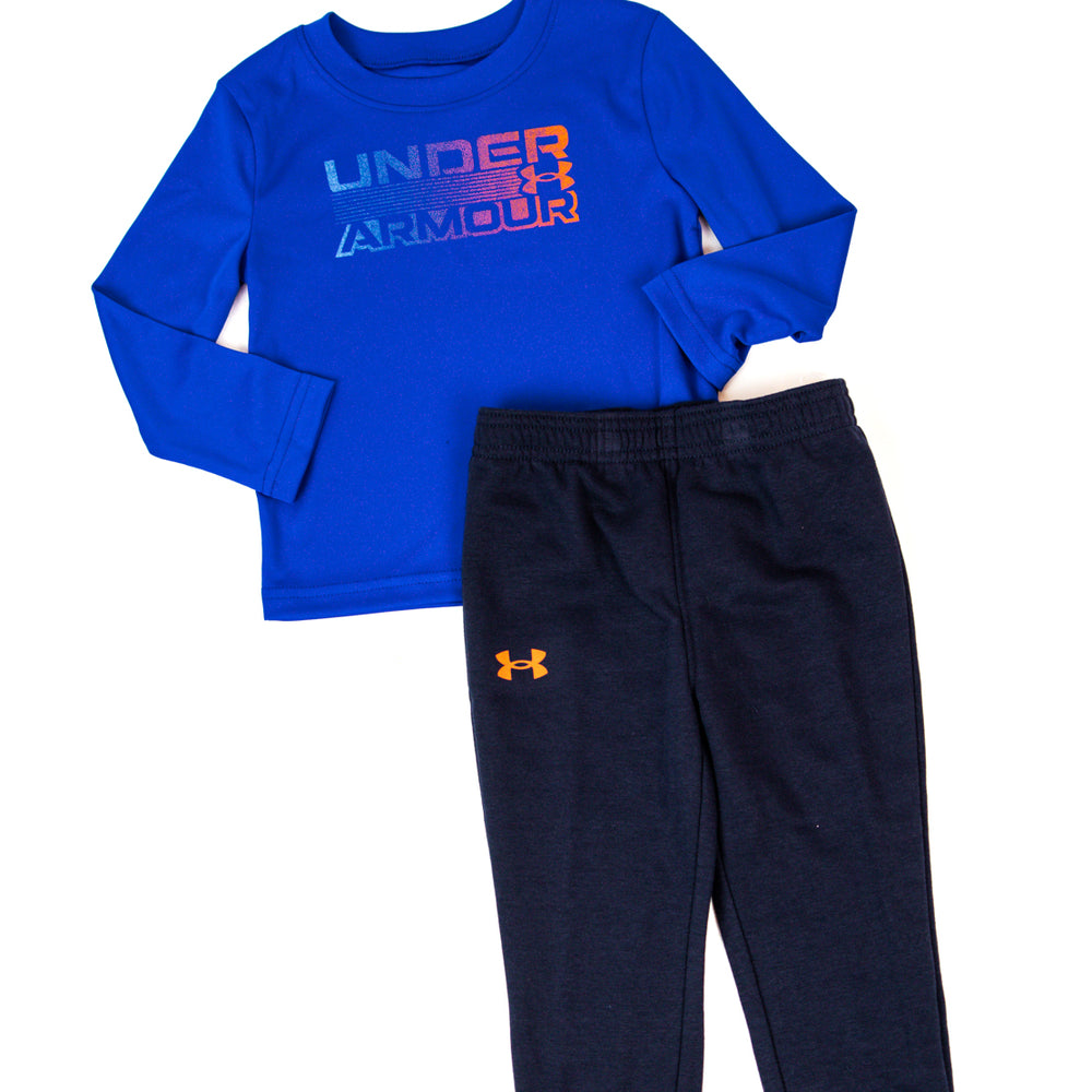 Under Armour Fade Logo Jogger Set  |Team Royal