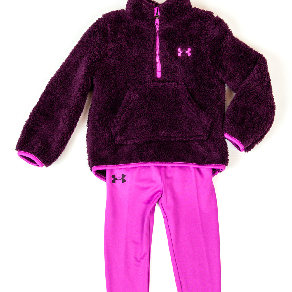 Under Armour Minky 1/4 Zip Set | Purple Gemini